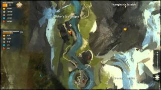 Guild Wars 2  Timberline Falls Vista Points Tutorial [upl. by Einnil]