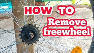 How to remove freewheel with out freewheel tool [upl. by Inga818]