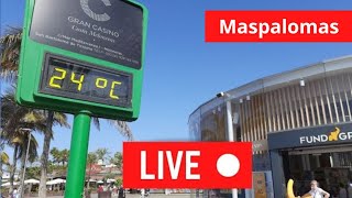 🔴🌡️LIVE Maspalomas Gran Canaria 270323 Weather Today Wetter Heute [upl. by Aubree]