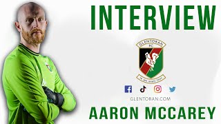 Post Match Interview  Glentoran vs Dungannon  Aaron McCarey [upl. by Birkett]