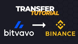 Hoe transfer je crypto van Bitvavo naar Binance 2023 [upl. by Cissej]