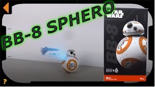 BB8 Sphero Droid Star Wars 7 The Force Awakens  hologram voice responsive app remote control toy [upl. by Rofotsirk861]