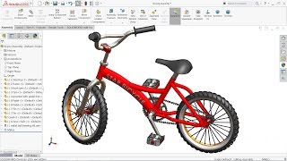 Solidworks tutorial  Design and Assembly of Bicycle in Solidworks [upl. by Weinhardt205]