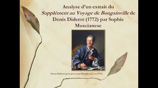 Diderot Supplément au Voyage de Bougainville 1772  Vidéo N°1 [upl. by Delacourt216]