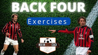 Five Defending Drills to Improve Your Back Four [upl. by Massimiliano]