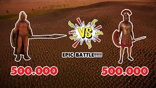 Ultimate Epic Battle 500000 Roman vs 500000 Spartan  UEBS 2 [upl. by Arther]