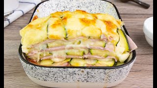 Parmigiana bianca di zucchine la variante leggera e deliziosa [upl. by Hammad]