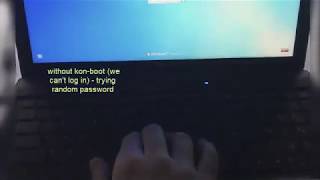 Forgot Windows 7 password Lost Windows 7 password Use konboot to solve this problem [upl. by Warp]