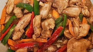 Stir Fry Chicken  The Cooking Wifey [upl. by Aneelas]