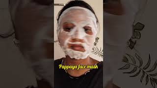 Pappaya face mask review skincare skincareproducts beautytips skincareroutine [upl. by Adner358]