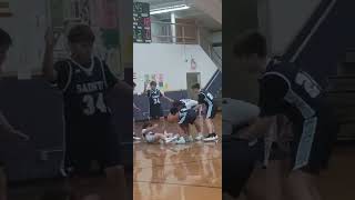 4th Quarter 8th Grade Boys Basketball Action Hanceville vs St Bernard November 5 2024 [upl. by Suirradal]