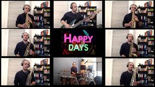 Happy Days Sax Cover [upl. by Elleira]