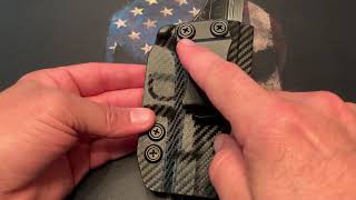 IWB KYDEX Holster Cant Adjustment  Rounded Gear by Concealment Express [upl. by Gibrian384]