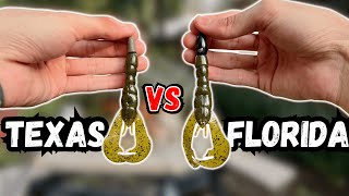 ARREGLO TEXAS O FLORIDA ¿CUÁL ES MEJOR  Señuelos de pesca de lobina  BASS X TIPS [upl. by Tansey]