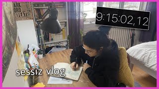 Çalışma Günlüğüm Sesiz Vlog Doğa Güneri [upl. by Smail]