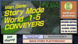 Super Monkey Ball Banana Mania  PS5  Story Mode  5  World 1  Stage 5 [upl. by Hahcim]