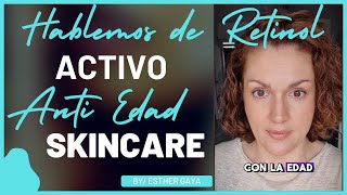 El Retinol es una activo antiedad muy completo ayuda a renovar mejorar arrugas y firmeza textura [upl. by Aicirtap]