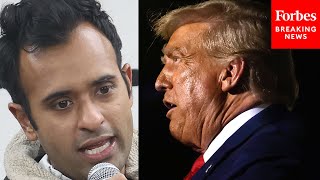 WATCH Vivek Ramaswamy Reacts To Trump Being Blocked From Maine Ballot Pledges To Remove His Name [upl. by Neeven]