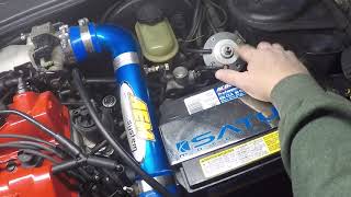 SATURN SSERIES REAR MOUNT TURBO KIT SETUP PT 4 [upl. by Gee298]