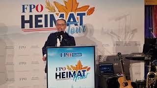 Herbert Kickl FPÖ 17112023 Salzburg Seekirchen [upl. by Imas]