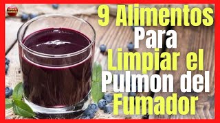 ❤️‍🩹 ALIMENTOS PARA LIMPIAR LOS PULMONES DE LOS FUMADORES ❤️‍🩹 [upl. by Elleivap]