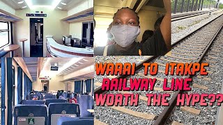 Warri to Abuja by train myexperience Moving train NigeriaGoodluck Jonathan Railway Warriitakpe [upl. by Pavel]