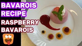 RASPBERRY BAVAROIS BAVAROIS RECIPE RASPBERRY BAVAROIS RECIPEBAVAROIS PUDDING RECIPEBAVAROISLIVE [upl. by Blondelle]