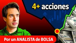 MEJORES ACCIONES EN MÍNIMOS de 52 semanas  4 Oportunidades de inversión [upl. by Nwahsat]