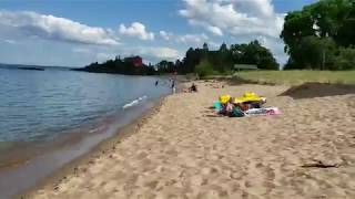 At the Beach  Picnic Rocks Marquette MI [upl. by Mundt821]