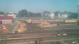 Unionport Yard Seen From Southbound R142 5 [upl. by Leboff]