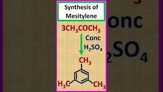 Synthesis of Mesitylene muslimtone arabic ramzantone chemistry chemistrynotes [upl. by Boak]