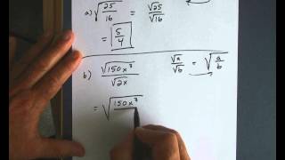 Quotient Rule for Radicals [upl. by Einapets]