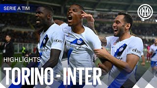 TORINO 03 INTER  HIGHLIGHTS  SERIE A 2324 ⚫🔵🇬🇧 [upl. by Bonita485]