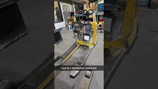 Pallet jack shenanigans mechanic tools work diy garage forklift forkliftservice forklifttrai [upl. by Larrisa]