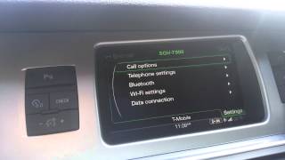 Audi MMI Blue Tooth Audio Streaming [upl. by Screens471]