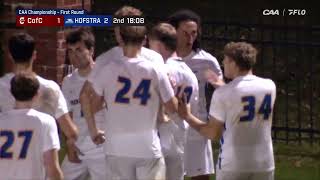 MSOC Hofstra Highlights vs Charleston CAA First Round 11724 [upl. by Ainslee]