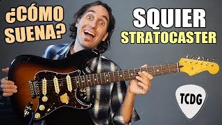 ¿Como suena una guitarra eléctrica SQUIER STRATOCASTER Classic Vibe 60s [upl. by Siobhan]