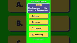 English Grammar Test  Check if you are smart future englishgrammar quiz toefl ielts [upl. by Nnyled]