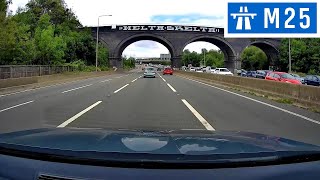 M25 London Orbital Motorway  J16 Denham M40 to J19 Watford A41 [upl. by Naivaf]