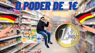 O QUE DA PARA COMPRAR COM 1â‚¬ NO SUPERMERCADO DA ALEMANHAðŸ‡©ðŸ‡ª [upl. by Martino]