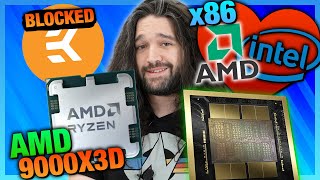 HW News  AMD 9800X3D GN Updates x86 Intel amp AMD Partnership EK Bank Accounts Blocked [upl. by Atikihc]