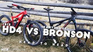 2018 Santa Cruz Bronson VS Ibis HD4  Head2Head Comparison [upl. by Adnirim]