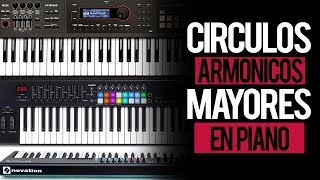 CÍRCULOS ARMÓNICOS MAYORES  APRENDE PIANO [upl. by Sarat12]