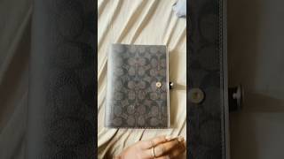 Does the Coach Notebook cover fit the cloth amp paper spiral planner [upl. by Deana]