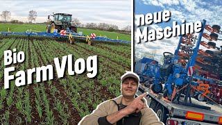 Schon wieder was neues Dinkel Striegeln amp Pflanzkartoffeln holen  Vlog 79 [upl. by Itnaihc]