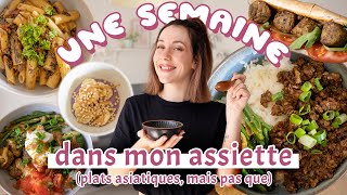 Une semaine dans mon assiette végétarienne plats asiatiques mais pas que [upl. by Sykleb412]