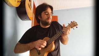 TIAGO ABREU NÃO DEIXE O SAMBA MORRER Ukulele cover [upl. by Aleak]