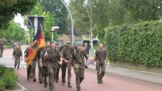 Vierdaagse 2023 6000 militairen door Wijchen deel 1 van 7 [upl. by Natsirc]