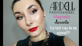 Magnetyczne rzęsy Ardell Magnetic Accents  pierwsze wrażenie  czy tego w ogóle da się używać [upl. by Ylle625]