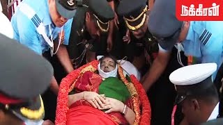 ஜெ நல்லடக்கம்  Jayalalitha Last Respect Video [upl. by Sesylu137]